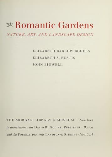 Tapa de Romantic gardens