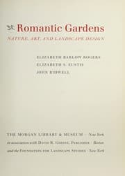 Tapa de Romantic gardens