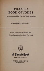 Tapa de Piccolo book of jokes