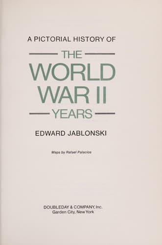 Tapa de Pictorial HIST WW 2