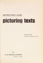 Tapa de Picturing texts