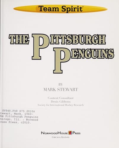 Tapa de The Pittsburgh Penguins