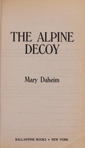 Tapa de The Alpine decoy