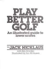 Tapa de Play better golf