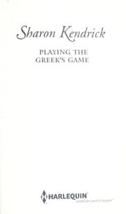 Tapa de Playing the Greek's Game