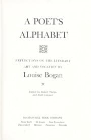 Tapa de A poet's alphabet