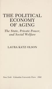 Tapa de The political economy of aging
