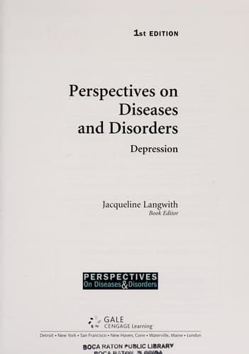 Tapa de Perspectives on diseases and disorders