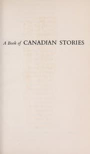 Tapa de A book of Canadian stories