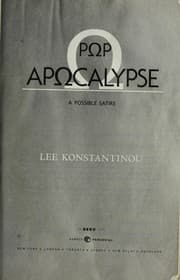 Tapa de Pop apocalypse : a possible satire
