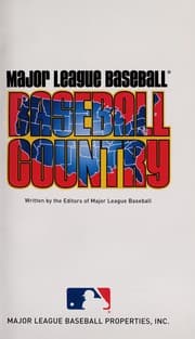 Tapa de Baseball country