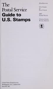 Tapa de The Postal Service guide to U.S. stamps