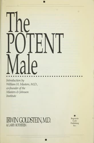 Tapa de The potent male