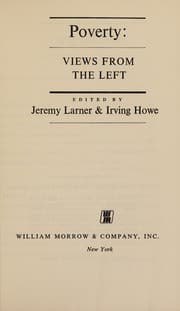 Tapa de Poverty: views from the left