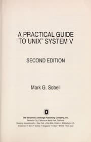 Tapa de A practical guide to UNIX System V