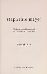 Tapa de Stephenie Meyer