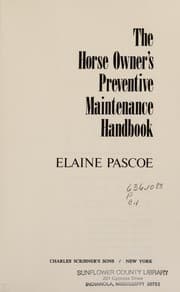 Tapa de The horse owner's preventive maintenance handbook