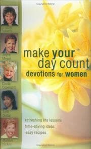 Tapa de Make Your Day Count Devotions for Women