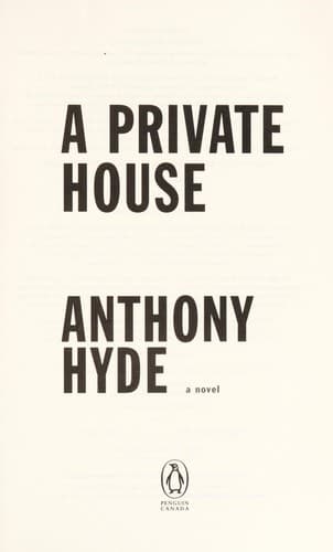 Tapa de A private house