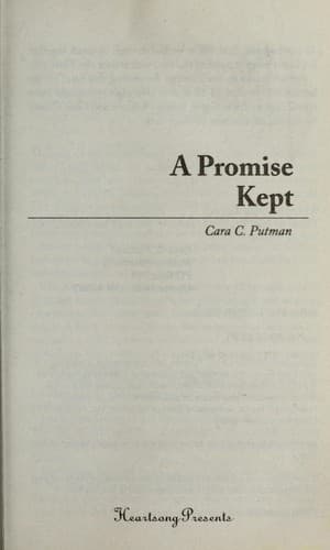 Tapa de A promise kept