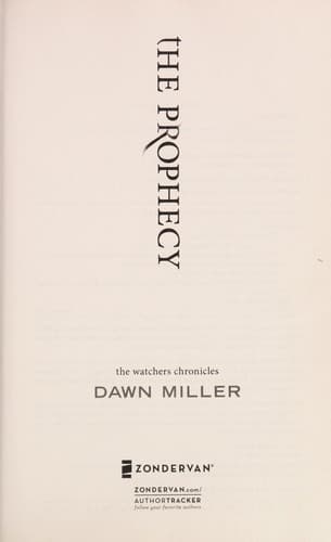 Tapa de The prophecy