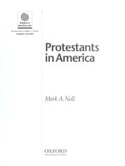 Tapa de Protestants in America