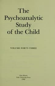 Tapa de The Psychoanalytic study of the child