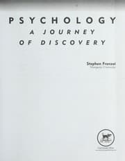Tapa de Psychology : a journey of discovery