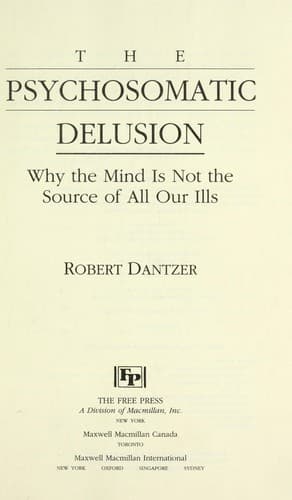 Tapa de The psychosomatic delusion