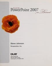 Tapa de Microsoft Office PowerPoint 2007 on demand