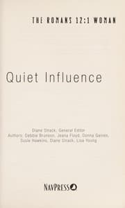 Tapa de Quiet influence