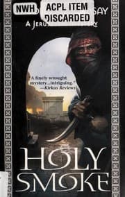 Tapa de Holy Smoke A Jerusalem Mystery