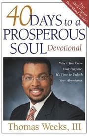 Tapa de 40 Days to a Prosperous Soul Devotional