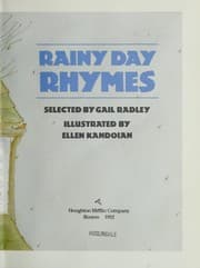 Tapa de Rainy day rhymes