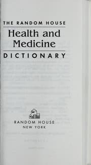 Tapa de The Random House health and medicine dictionary