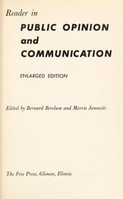 Tapa de Reader in Public Opinion and Communication