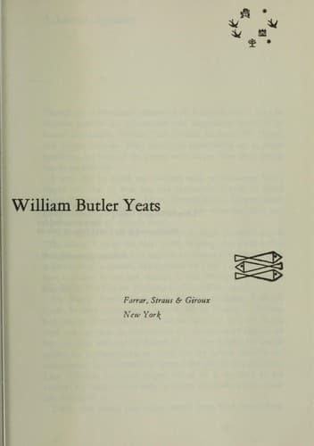 Tapa de A reader's guide to William Butler Yeats