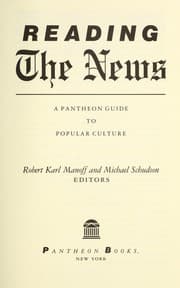 Tapa de Reading the news : a Pantheon guide to popular culture