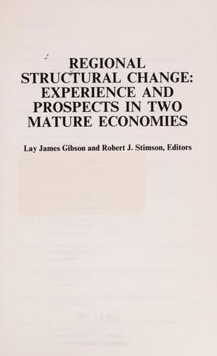 Tapa de Regional structural change