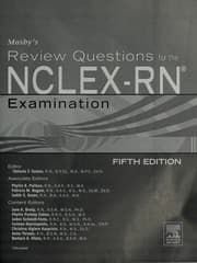 Tapa de Mosby's review questions for the NCLEX-RN examination