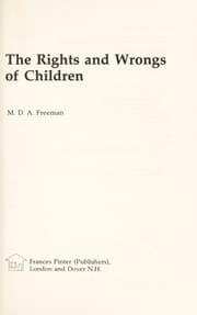 Tapa de The rights and wrongs of children