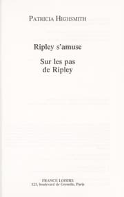 Tapa de Ripley s'amuse ; Sur les pas de Ripley