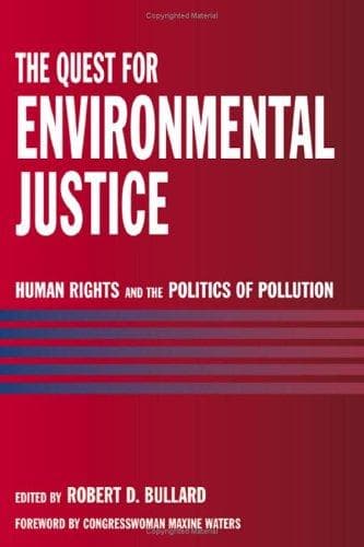 Tapa de The quest for environmental justice