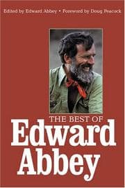Tapa de The best of Edward Abbey