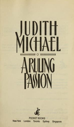 Tapa de A ruling passion