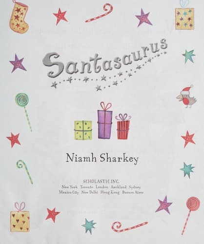 Tapa de Santasaurus