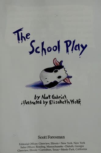 Tapa de The school play