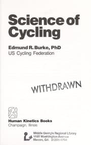Tapa de Science of cycling