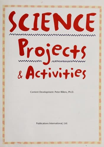 Tapa de Science projects & activities