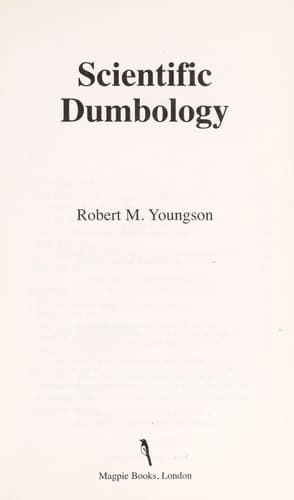 Tapa de Scientific dumbology